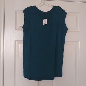 New Cap Sleeve Drapery Tee Size 1X